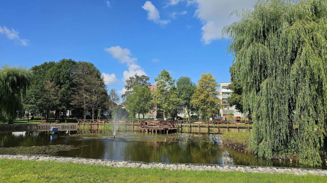 Zmodernizowany Park im. Marii i Lecha Kaczyńskich w Lęborku