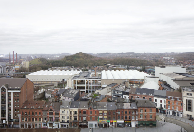 CHAPEX w Charleroi w Belgii (proj.: AM architecten jan de vylder inge vinck - AgwA)