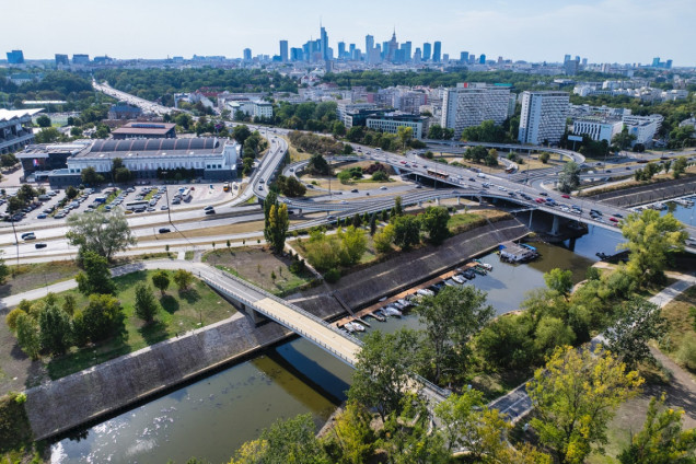 most w porcie czerniakowskim warszawa