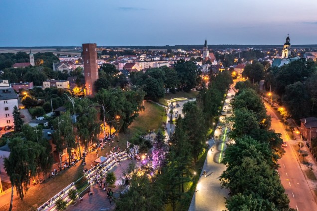 trakt spacerowy przy ul. Murka w Oleśnie