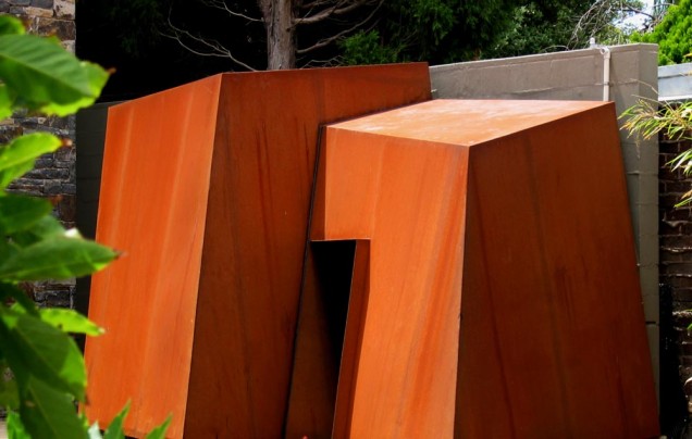 corten w architekturze krajobrazu 