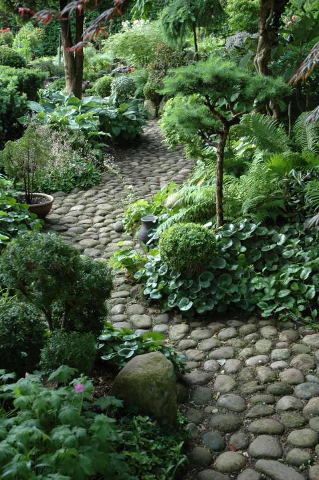 Naturalny otwarty ogród w duńskim Silkeborg
