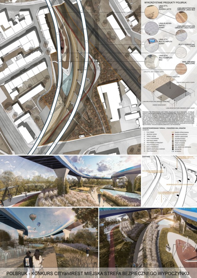 Konkurs Polbruk. Podgórze  Ska. Proj. Julia Sierpień, Aleksandra Skrzypek