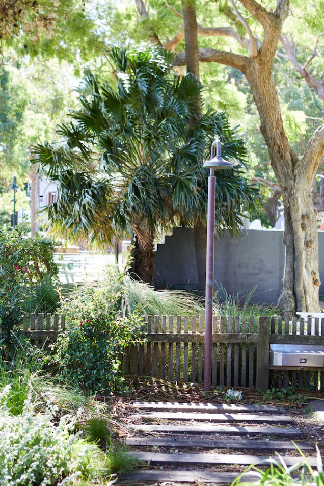 Mały ogródek plażowy w Sydney