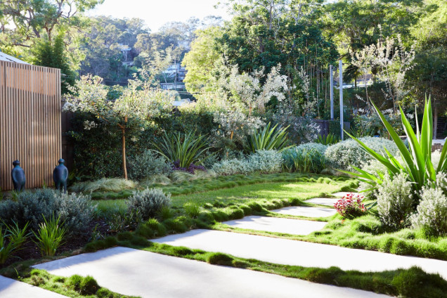 Mały ogródek plażowy w Sydney