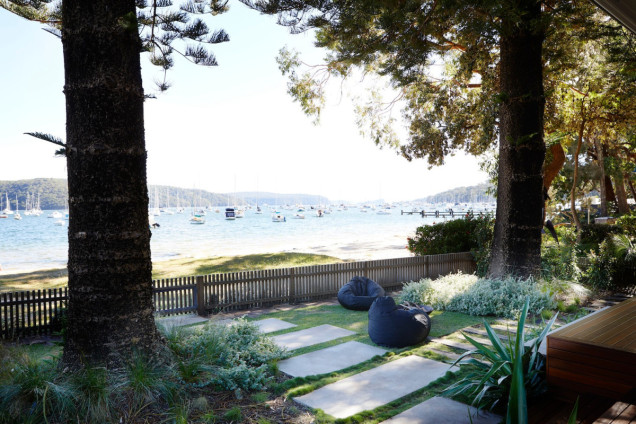 Mały ogródek plażowy w Sydney