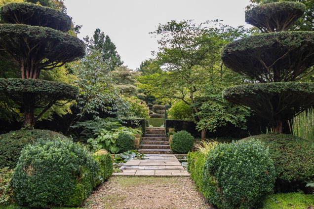 Jardin de Castillon w Normandii