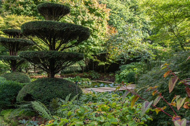Jardin de Castillon w Normandii