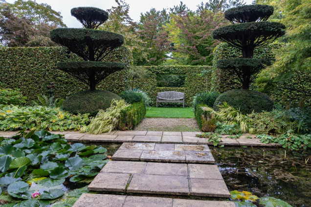 Jardin de Castillon w Normandii
