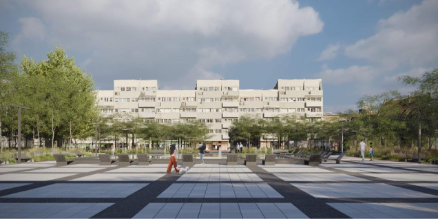 Zielony plac Nowy Targ we Wrocławiu