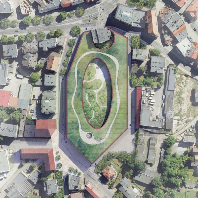 Projekt zagospodarowania byłego Targowiska Flora w Jeleniej Górze