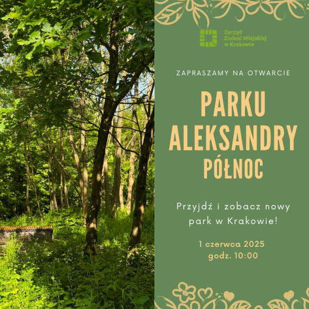 otwarcie parku aleksandy północ w krakowie