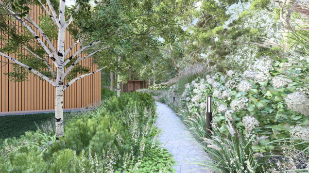 Naturalistyczna realizacja inspirowana mazurskimi krajobrazami