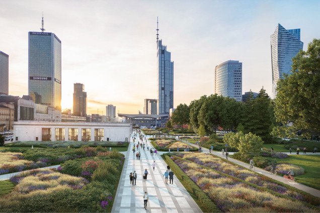 Zielona Aleja Centralna w Warszawie