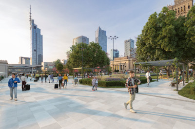 Zielona Aleja Centralna w Warszawie