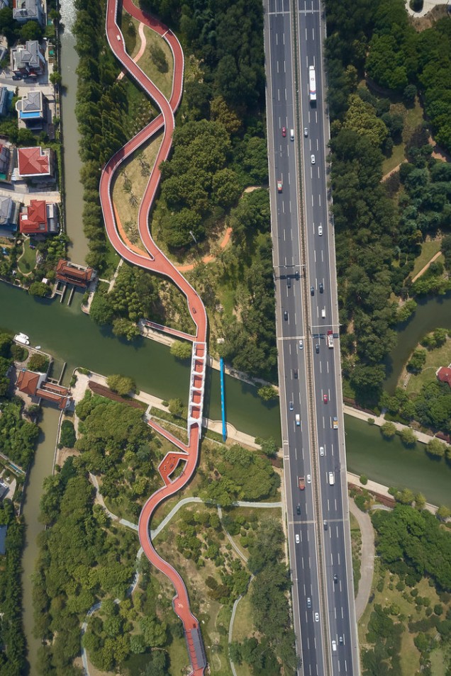 Ścieżka rowerowa w Chinach