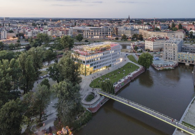 zielona ściana Concordia Design Wrocław pracownia MVRDV