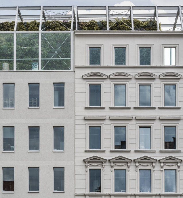 zielona ściana Concordia Design Wrocław pracownia MVRDV
