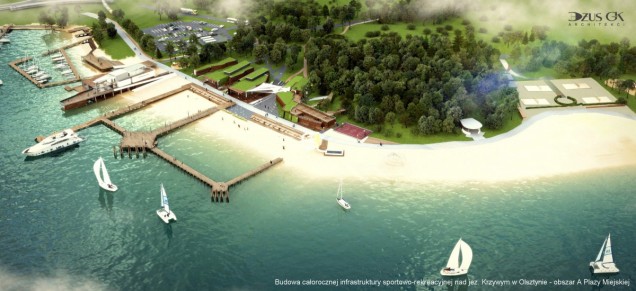 plaża miejska w Olsztynie 