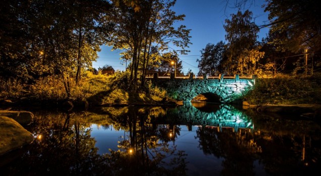 Park nad rzeką w Oslo