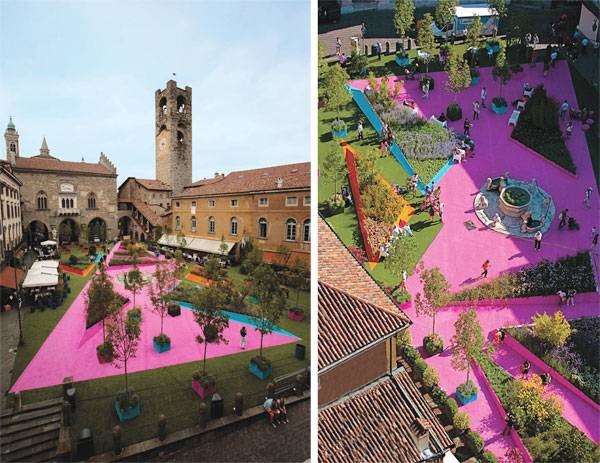 Piazza Rosa Italy