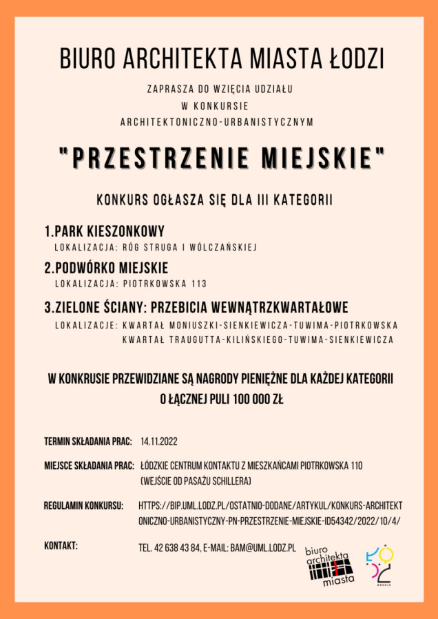 Konkurs architektoniczno urbanistyczny pn. „Przestrzenie Miejskie”
