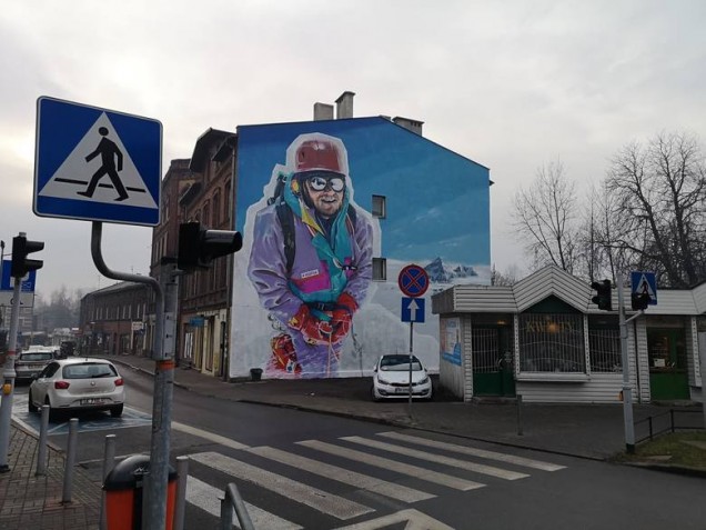 Mural Jerzego Kukuczki