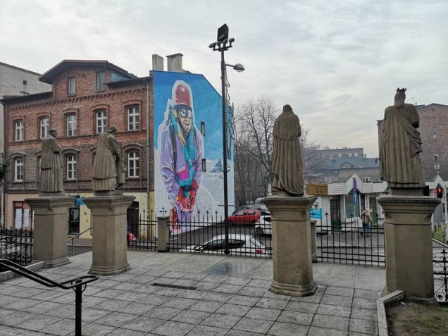 Mural Jerzego Kukuczki