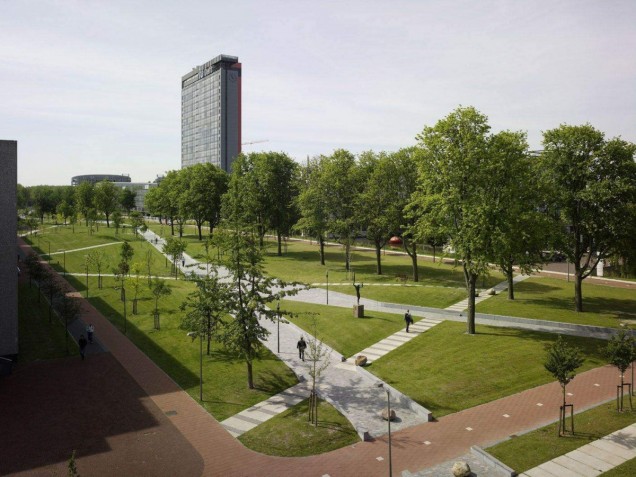Ulica przekształcona w park