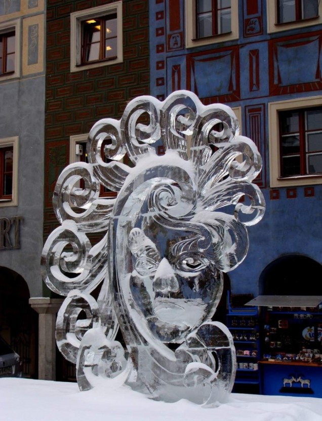 lodowe rzeźby