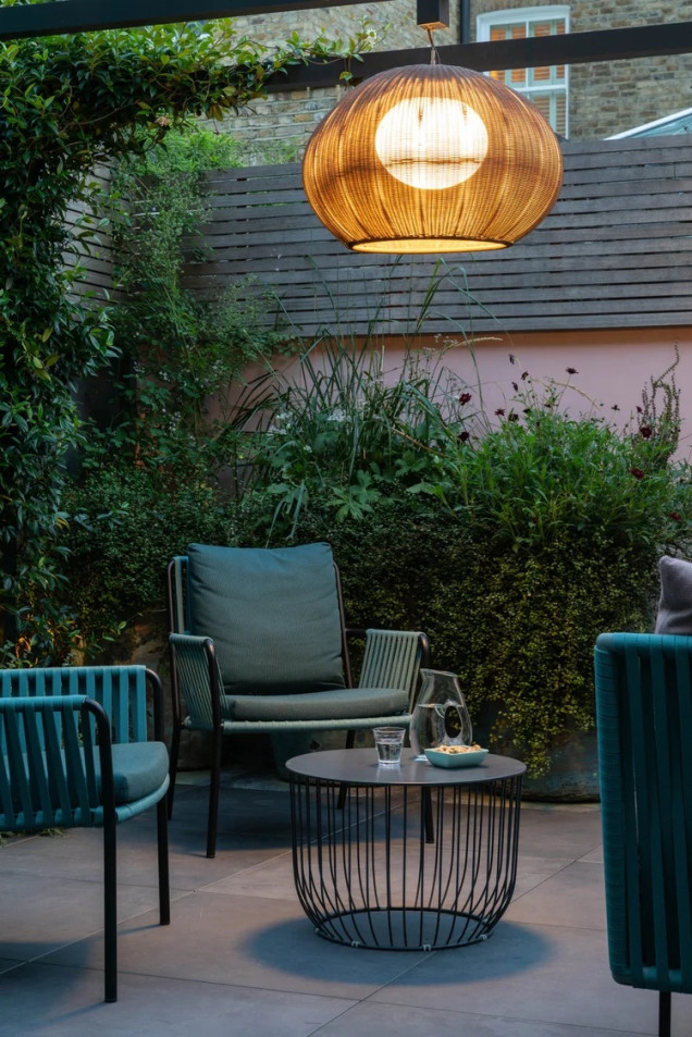 projekt małego patio