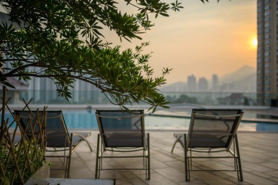 dziedziniec, hong kong