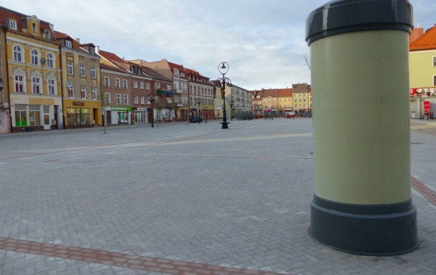kostka brukowa - rynek w Bartoszycach