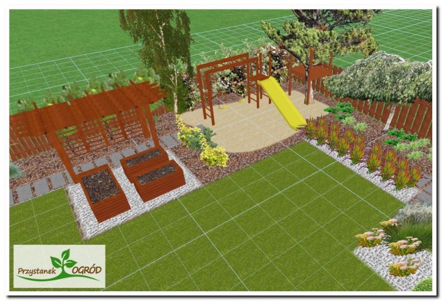 Projekt ogrodu dla wielopokoleniowej rodziny