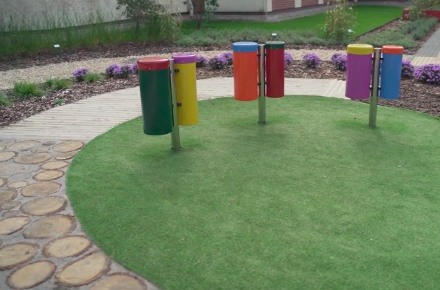 Ogród sensoryczny  Fundacji „Zobacz mnie”