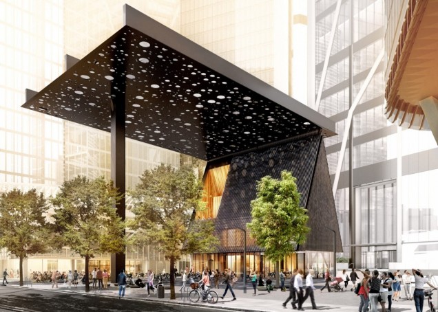 Zadaszenie nad placem New Sydney Plaza