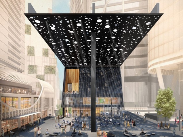 Zadaszenie nad placem New Sydney Plaza