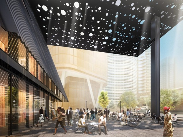 Zadaszenie nad placem New Sydney Plaza