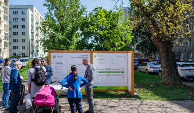 Skwer Szymanowskiego w Warszawie - projekt