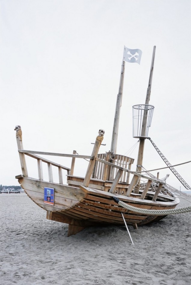 Piracki plac zabaw w nadbałtyckiej Lubece
