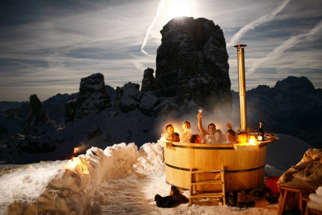 jacuzzi w architekturze krajobrazu 