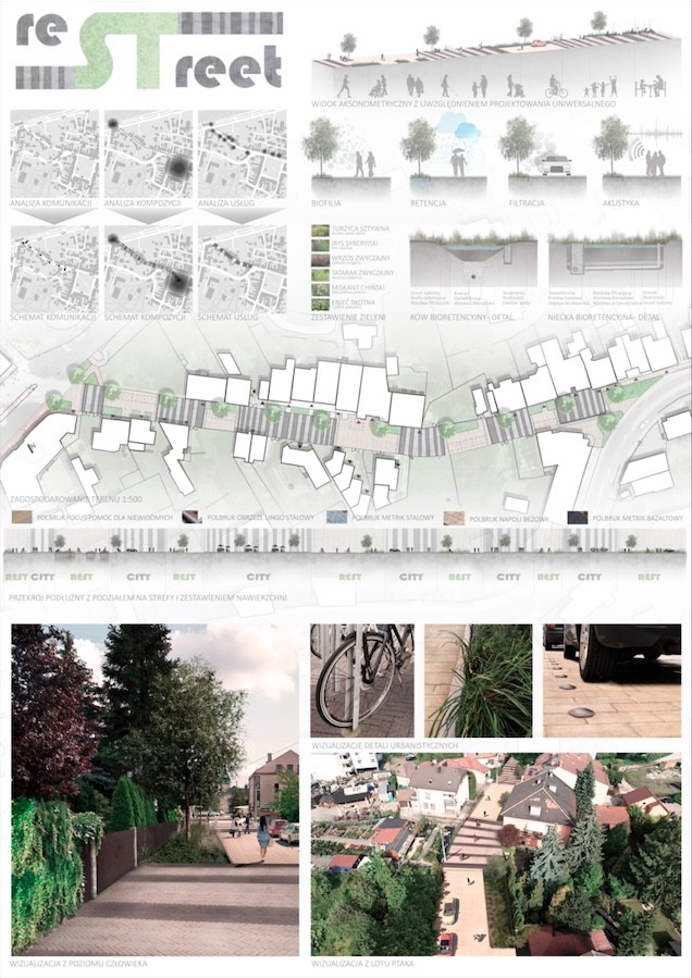 I miejsce w konkursie CITY&REST WSPÓLNA PRZESTRZEŃ MIASTA - Michał Gałuszka