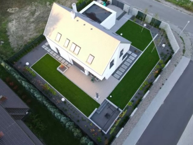 gras ogrody, ogród minimalistyczny