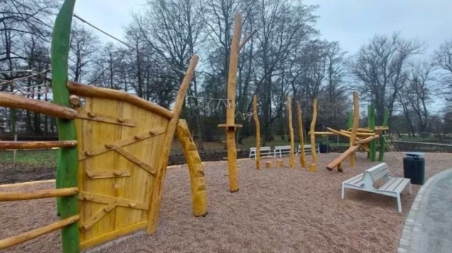 Naturalny plac zabaw we Wrocławiu