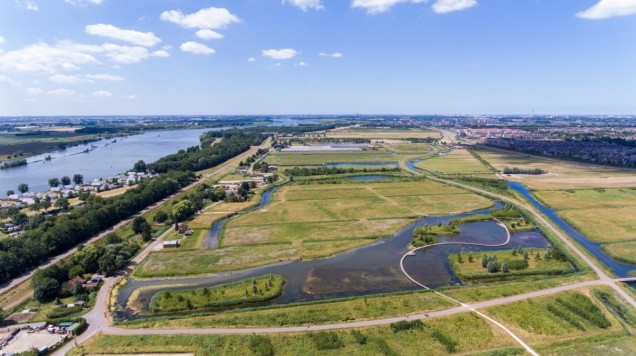 Nowoczesny park krajobrazowy Zuidpolder w pobliżu Rotterdamu