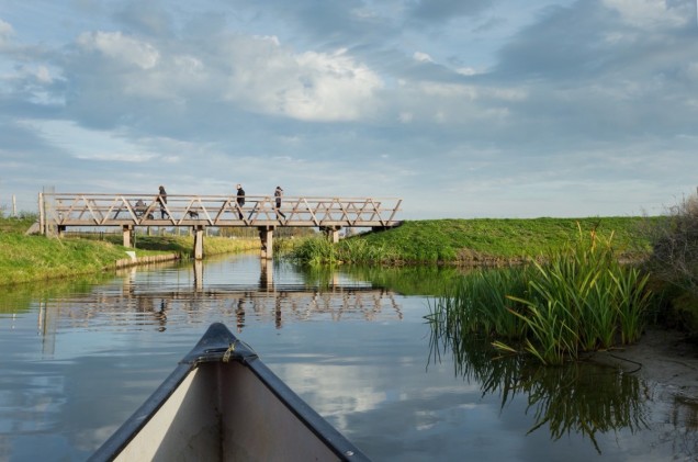 Nowoczesny park krajobrazowy Zuidpolder w pobliżu Rotterdamu