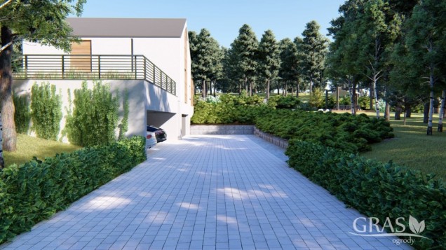 Naturalistyczny ogród, realizacja ogrodu, projekt ogrodu, Gras Ogrody, ogród wkomponowany w przestrzeń, zielony ogród, piękny ogród, ogród w Gdyni