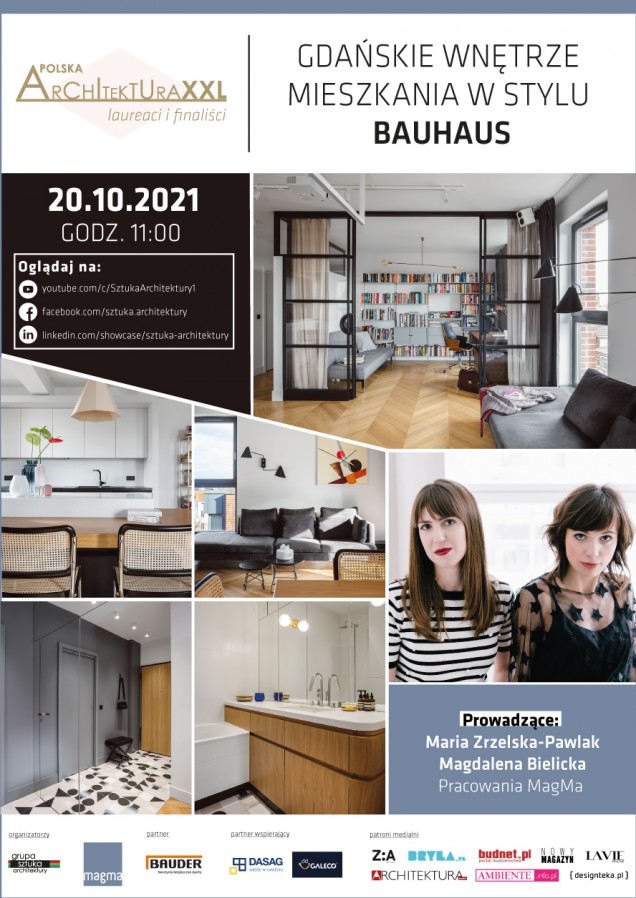 Gdańskie wnętrze mieszkania w stylu bauhaus