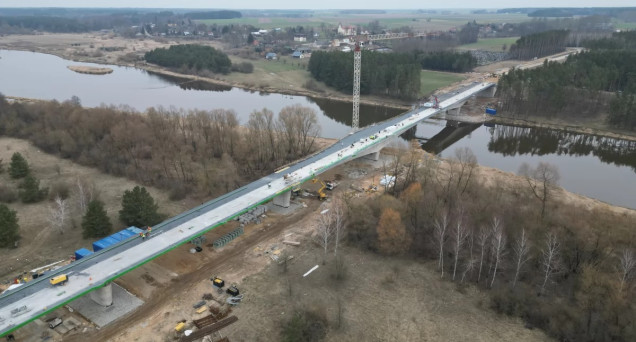 Nowa przeprawa mostowa przez rzekę Bug, łącząca miejscowości Krzemień i Granne