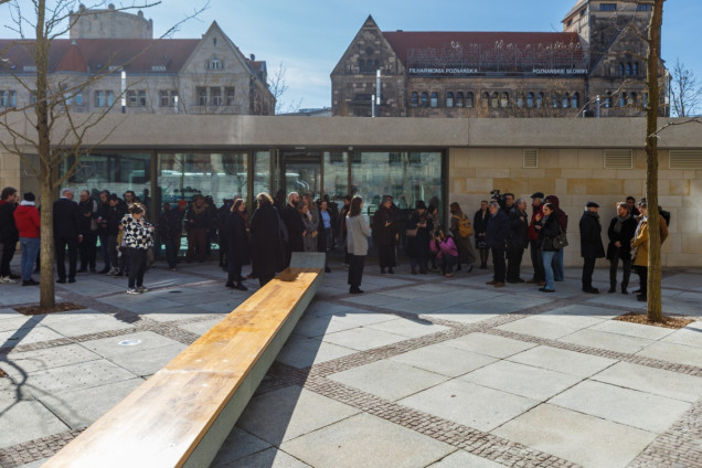 Plac przed Centrum Kultury Zamek w Poznaniu